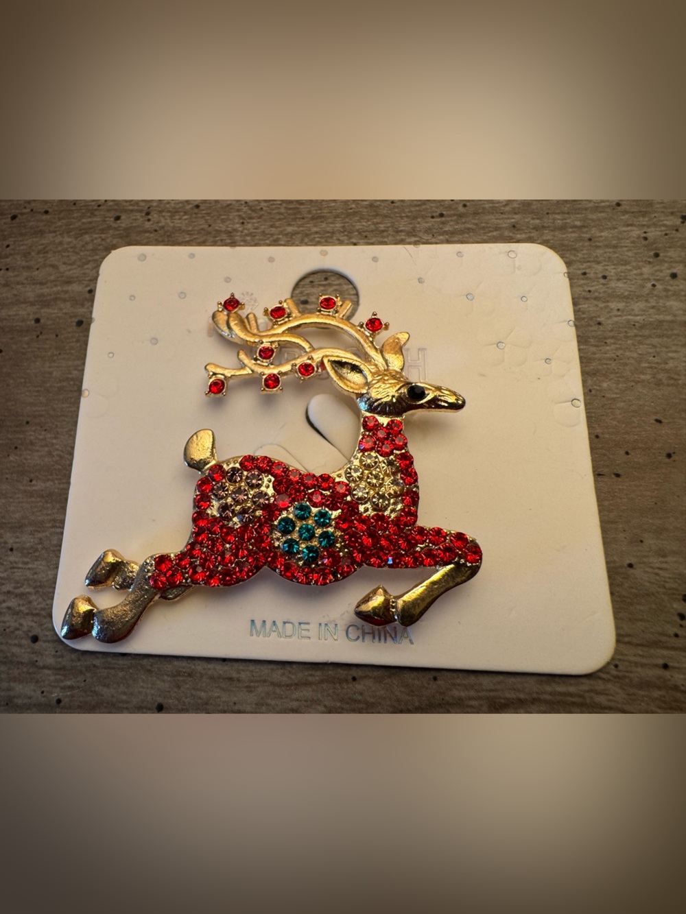 Reindeer Brooch